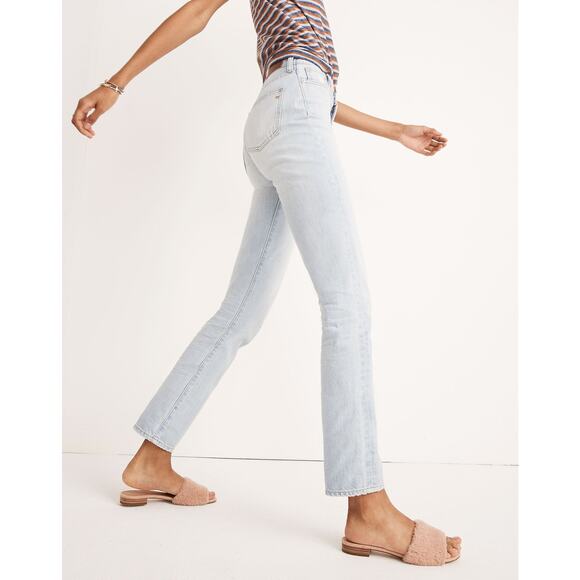 Madewell Womens Jeans Sz 27 Perfect Vintage Fitzgerald Wash Light Blue Mom‎ - Picture 4 of 13